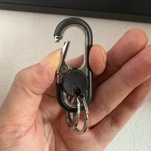 Car Keychain Carabiner Keychain for Men Women Double Key Rings thumbnail 5
