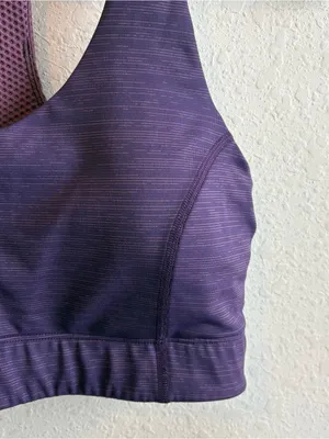 Outdoor Voices All time bra space dye purple size medium thumbnail 2