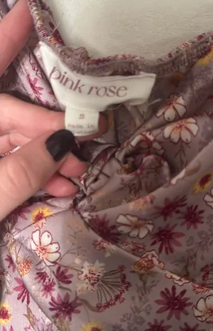 Floral Tank Purple thumbnail 3