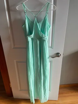 A. Byer mint green strappy sleeveless maxi dress thumbnail 3