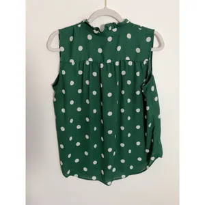 Ann Taylor Polka Dotted Blouse size MP thumbnail 4
