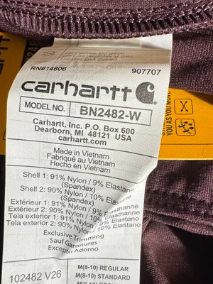 Carhartt Women's Force Fitted Lightweight Utility Legging size XL thumbnail 6