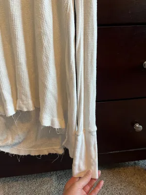 Free People White Long Sleeve Top thumbnail 3