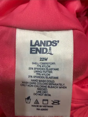 Lands’ End hot pink swim skirt size 22W. thumbnail 5