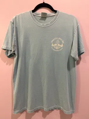Comfort Colors Huge One Fernandina Beach FL Short Sleeve Pocket Tee Green thumbnail 1