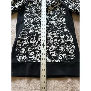 Lululemon Womens Cozy Cuddle Up Jacket Fleur Sombre White Black Fleece Sz 2 thumbnail 11