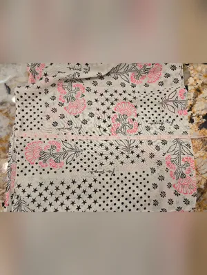 Free People Gauze Floral Doted XL Tote Bag thumbnail 5