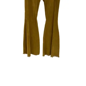 Free People Just Float‎ On Corduroy Flare Pants Mustard Yellow Size 27 thumbnail 5