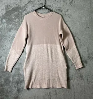 Lululemon Restful Intention Sweater Heathered‎ Pink Bliss XS Cashmere Wool thumbnail 1