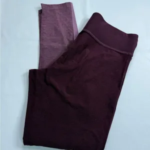 PINK Victoria's Secret Burgundy Leggings thumbnail 5