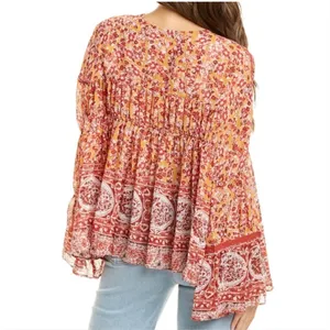 Free People Lorriane Tiered Kimono with Bonus Tank Small Boho Hippie Flowy NWOT thumbnail 2