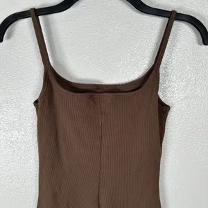 Bumpsuit Maternity Bodysuit The Kate Brown‎ Full Body Jumpsuit Unitard Sz Medium thumbnail 4
