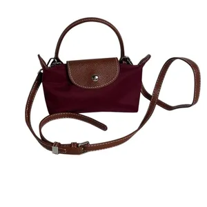 Therapy Boutique Women's‎ Mini Crossbody Bag Burgundy Adjustable Strap thumbnail 5