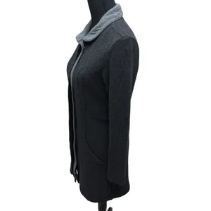 Horny Toad‎ Monterosa Car Coat Wool Blend Size Small Charcoal Grey Pockets thumbnail 5