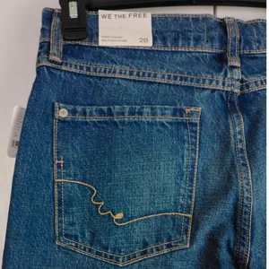 We The Free Free People‎ Humble Flare Jeans Blue Denim High Rise 70s 28 NEW thumbnail 5