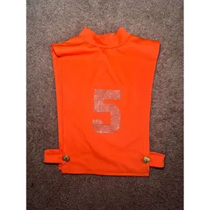 Size Small Y2K Deadstock‎ Open Side Top Orange thumbnail 2