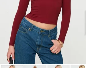 Princess Polly Red Selenie long sleeve top thumbnail 3