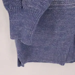 Ombre Gradient Crew Neck Sweater Womens Size S Purple Blue Soft Girl Coastal thumbnail 3