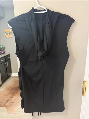 Vintage Y2K Frederick's of Hollywood Hooded Mini Dress L thumbnail 7