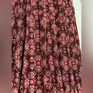 Earthbound Long Boho Maxi Skirt With Front Slit And Buttons thumbnail 5