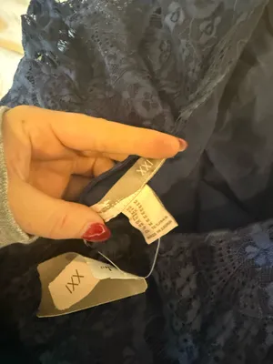 Forever 21 navy lace blouse thumbnail 4