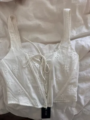 White Fox Boutique Top White Corset thumbnail 2