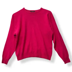 Charter Club Women Pink 100% Cashmere Sweater M Jane Justin Preppy Academia Soft thumbnail 1