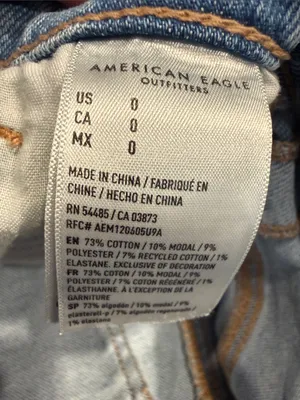 American Eagle outfitters mom jeans shorts size 0 thumbnail 8