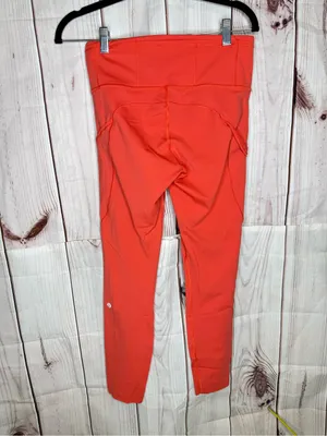 Lululemon Fast & Free 7/8 Tight II Nulux 25" Red Orange thumbnail 3