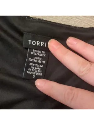 Torrid black lace babydoll top size 0 thumbnail 4