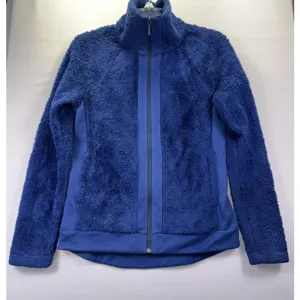 The North Face Womens Blue High Pile Fleece Full Zip Jacket Size Small‎ thumbnail 1