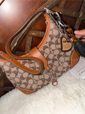 Coach Hampton Hobo jacquard Shoulder Bag thumbnail 8