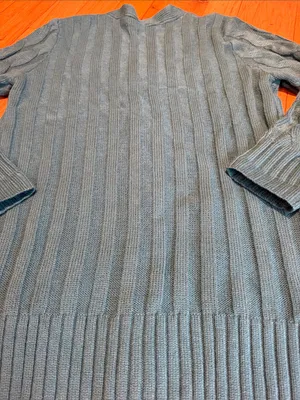 MEROKEETY Button Down Long Cardigan Sweater Size Medium - Dark Teal - C51-046 thumbnail 9