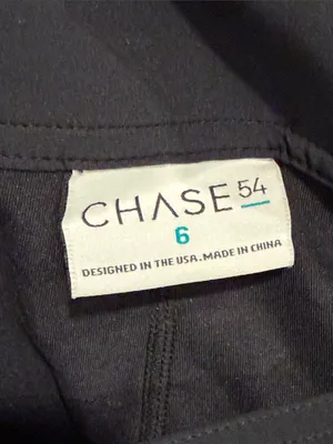 Chase 54 Women's Black Performance Mini Skirt with‎ laser cut Hem 6 thumbnail 3
