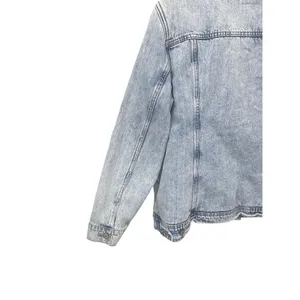 Old Navy Womens Sherpa Lined Denim Trucker Farm Ranch Chore Jacket Cotton XL thumbnail 8
