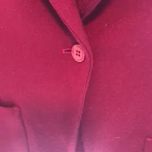 Iisli Maroon Wool One Button Blazer thumbnail 3