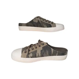 Splendid Adel Womens 8.5M Camo Mule Sneakers Slip On Lace Up Olive SD0ADE71 thumbnail 2