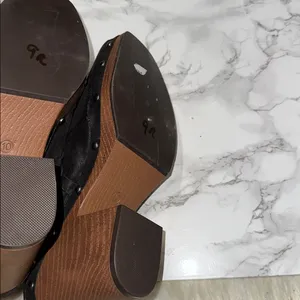 MIA Black studded Mules size 10M thumbnail 9
