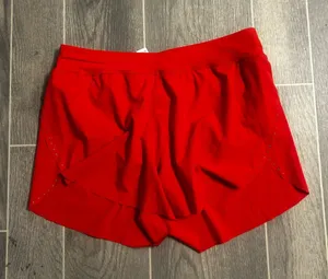 Women's Red Athletic Shorts Size M thumbnail 1