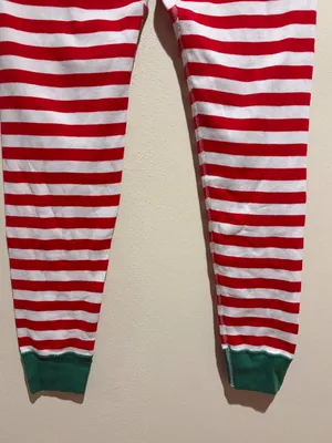 Hanna Andersson Women's Striped Christmas Holiday Long Sleeve & Pants Pajama Set thumbnail 9