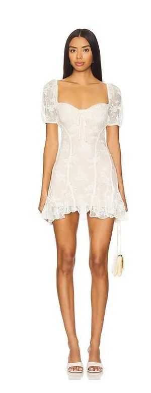 Revolve More To Come Dress Mini White thumbnail 1