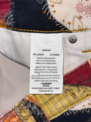 RARE Wrangler x Lainey Wilson Patchwork Sundown Flare Jeans Bell Bottoms 27x32 thumbnail 10
