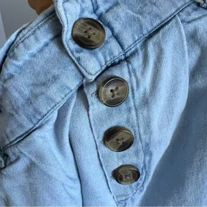 American Eagle Pull On Paperbag Chambray Pants 100% Cotton Small thumbnail 8