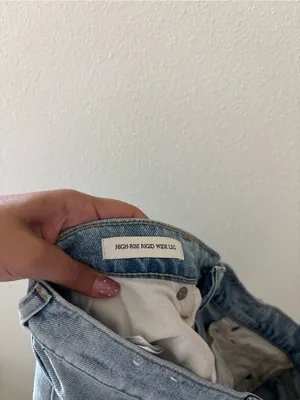 Banana Republic high rise rigid wide leg jeans thumbnail 5