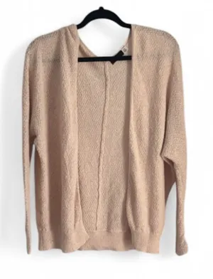 BDG Urban Outfitters Women's Cream Lightweight Open Front Knit Cardigan Sz Small thumbnail 1