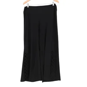 Athena Marie Pants Womens Medium Black Stretch Travel Casual Business Wide Leg thumbnail 2