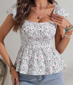 SHEIN Floral Blouse thumbnail 1