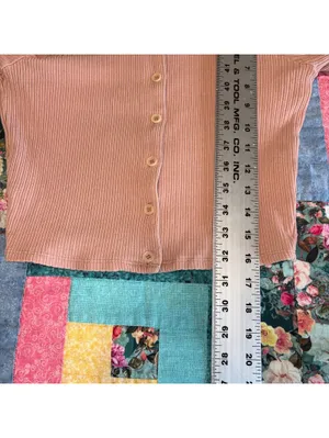 Reformation Jeans $148 Womans Small ribbed button-front crop top Summer Shirt thumbnail 9