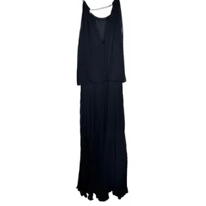 Xscape Navy‎ Pleated Maxi Dress thumbnail 4