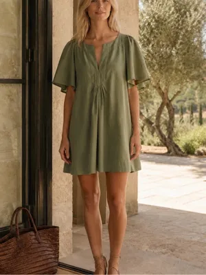 Tuckernuck Pomander Place Finley Dress Olive thumbnail 3